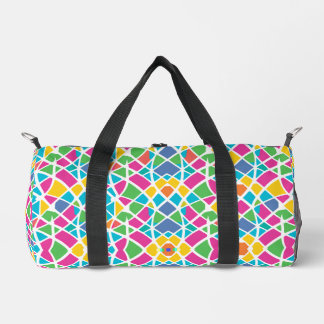 Multi Coloured Pattern Custom Photo Favours Bff Duffle Bag