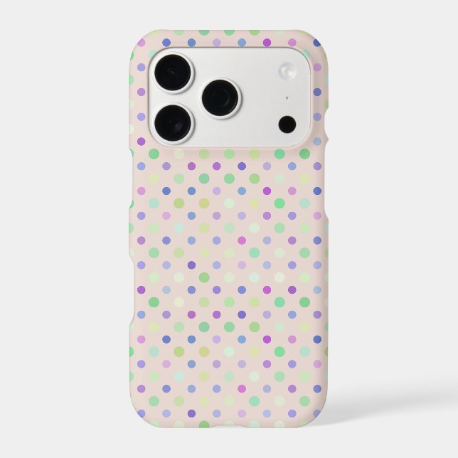 multi-coloured polka dots (Back)