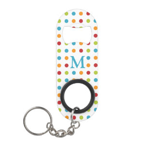 Multi-Coloured Polka Dots Monogram