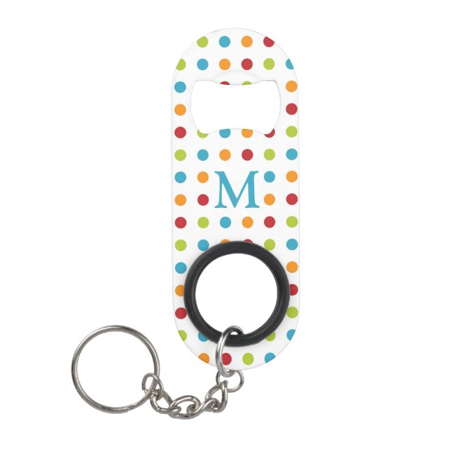 Multi-Coloured Polka Dots Monogram (Front)