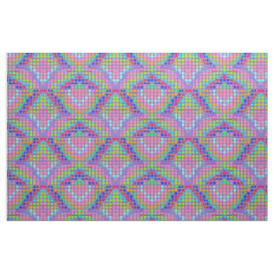 multi-coloured polka dots Thunder_Cove diamonds Fabric
