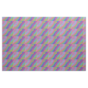 multi-coloured polka dots Thunder_Cove stripes Fabric
