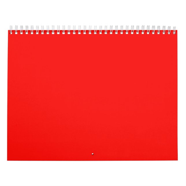 Multi-coloured Red Wt Blu Backgrounds on a Calenda Calendar (Cover)