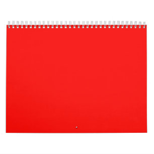 Multi-coloured Red Wt Blu Backgrounds on a Calenda Calendar
