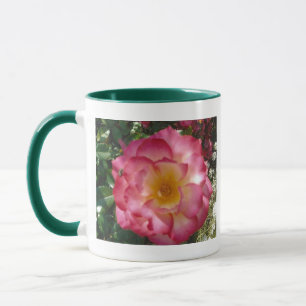 Multi-Coloured Rose Mug