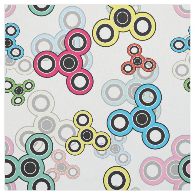 Multi-coloured spinners fabric (Swatch)