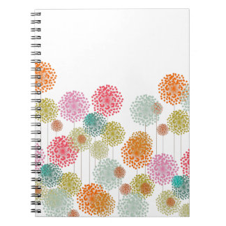 Multi-Coloured Springtime Fluffies Spiral Notebook
