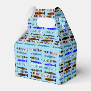 Multi-coloured striped fish Thunder_Cove  Favour Box