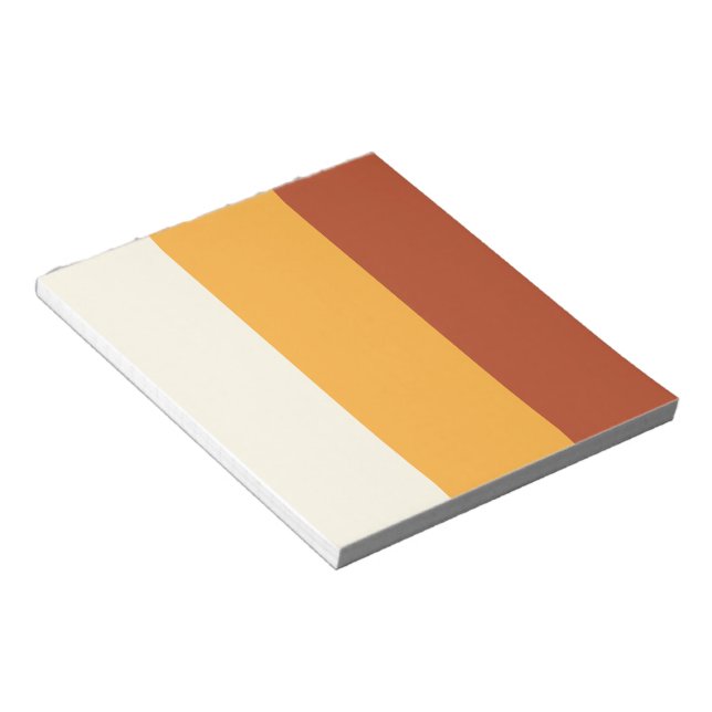 Multi Coloured Stripes Notepad (Angled)