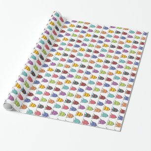 Multi-coloured Tropical Fish Thunder_Cove Wrapping Paper