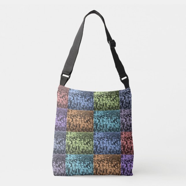 Multi-Coloured Tulip Tote Bag (Front)