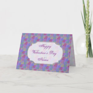 Multi-coloured Valentine Hearts Greeting Card