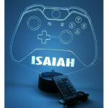Multi-Coloured Video Game Controller Night Light L<br><div class="desc">Video Game Controller Night Light Popular #1 Seller LED Personalised One Wireless Console Joystick Gaming Room Gamer Table Lamp Decor, Our Newest Feature - It's Wow, with Remote 16 Colours, Great Gift Have Fun With This Unique 16 Bright Colours Light Up Night Light Lamp LED With Remote Personalised Free (Multi-coloured,...</div>