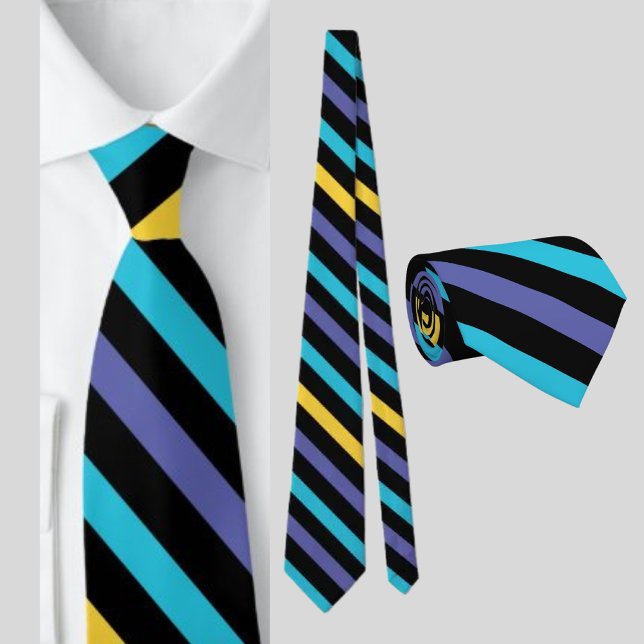 Multi Colourful Striped   Tie (Creator Uploaded)