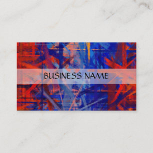 Multi-colours Painting Abstract Art 7 Business Card