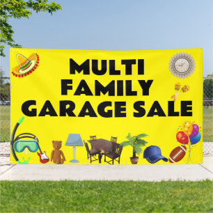 Multi family Garage sale banner