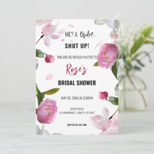 Multi Floral Bridal Shower Invitation