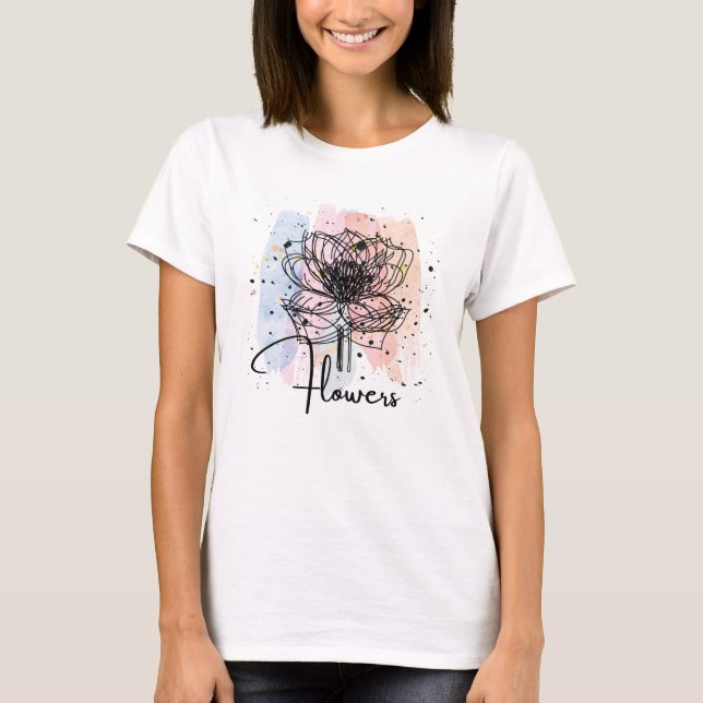 Multi-Flower T-Shirt (Front)