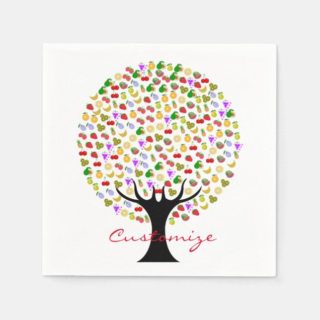 Multi-fruit tree Thunder_Cove Napkin (Front)