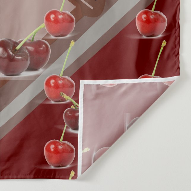 Multi-functional 'Cherries & Chocolate' w/Dark Red Tapestry (Detail)