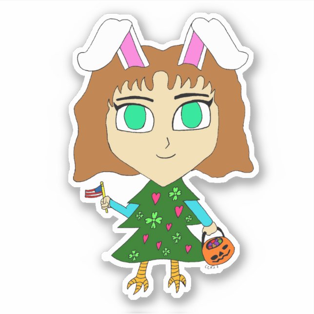 Multi Holiday Chibi (Front)