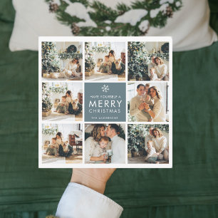 Multi Holiday Photos Merry Christmas Gift