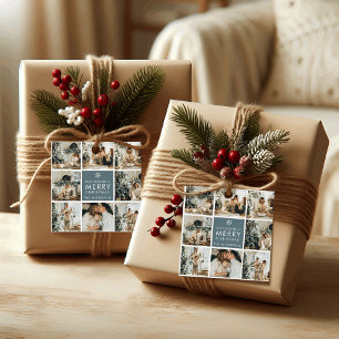 Multi Holiday Photos   Merry Christmas   Gift Favour Tags