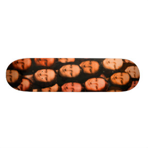 Multi-Mona in Orange - 70s Style Skateboard