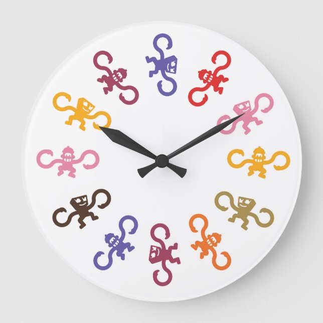 Multi-Monkey Business Clock (Front)