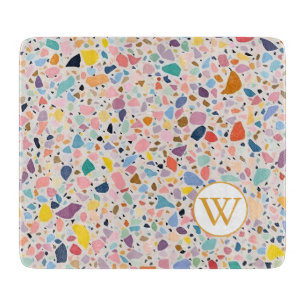 Multi Pastel Terrazzo Cutting Board