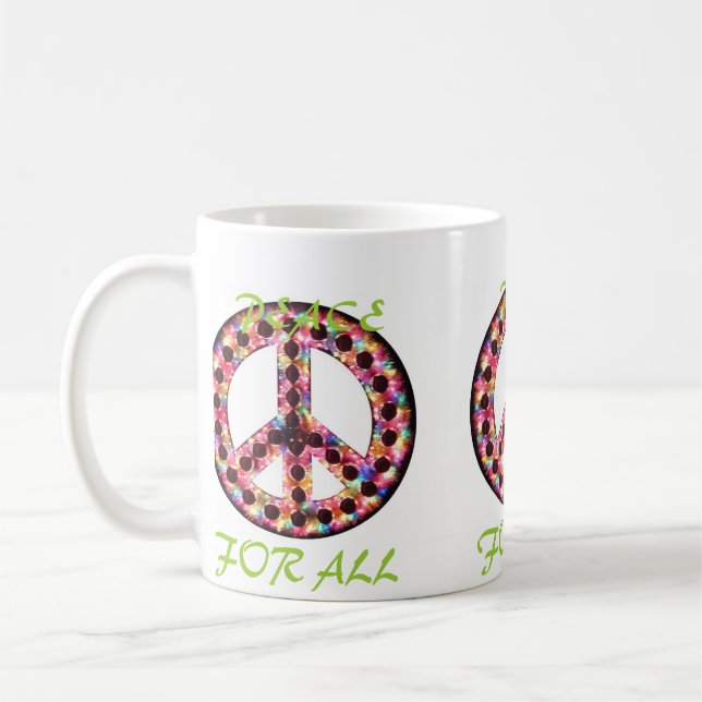 multi peace for all mug (Left)