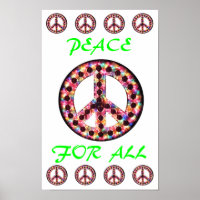 multi peace for all poster