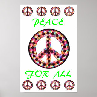 multi peace for all poster