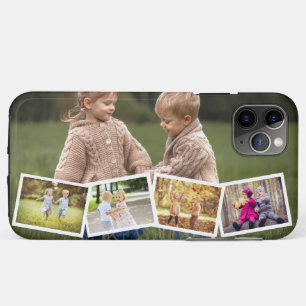 Multi Photo 5 Picture Zig Zag Collage Horizontal Case-Mate iPhone Case