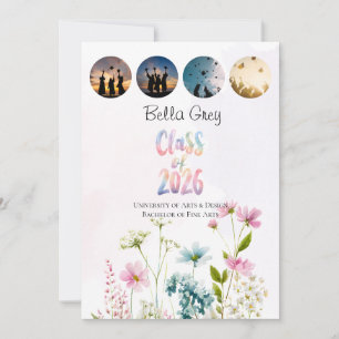 Multi Photo Class of 2026 Graduation Announcement