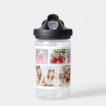 Multi Photo Collage Modern Personalised Name Water Bottle<br><div class="desc">Multi Photo Collage Modern Personalised Name Water Bottle features a photo collage of six of your favourite photos. Personalised with your name in modern black script. Perfect for birthday,  Christmas,  baby shower and more. PHOTO TIP: centre your photos before uploading to Zazzle. Designed by ©Evco Studio www.zazzle.com/store/evcostudio</div>