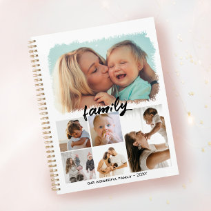 Multi Photo Collage Simple Frame Personalised Planner