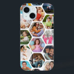 Multi Photo Collage Simple Modern Hexagon Pattern iPhone 15 Case<br><div class="desc">Multi Photo Collage Simple Modern Hexagon Pattern Phone 15 Cases features a photo collage of your favourite photos in a hexagon shape. Perfect for birthday, Christmas, Mother's Day, Father's Day, Grandparents, brother, sister, best friend and more. PHOTO TIP: centre your photos before uploading to Zazzle. Designed by ©Evco Studio www.zazzle.com/store/evcostudio...</div>
