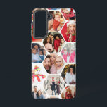 Multi Photo Collage Simple Modern Hexagon Pattern Samsung Galaxy Case<br><div class="desc">Multi Photo Collage Simple Modern Hexagon Pattern Christmas Smartphone Samsung Galaxy Phone Cases features a photo collage of your favourite photos in a hexagon shape. Perfect for birthday, Christmas, Mother's Day, Father's Day, Grandparents, brother, sister, best friend and more. PHOTO TIP: centre your photos before uploading to Zazzle. Designed by...</div>