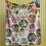 Multi Photo Collage Simple Modern Hexagon Pattern Sherpa Blanket<br><div class="desc">Multi Photo Collage Simple Modern Hexagon Honeycomb Pattern Personalised Sherpa Blanket features a photo collage of your favourite photos in a hexagon shape. Perfect for gifts for birthday, Christmas, Mother's Day, Father's Day, Grandparents, brother, sister, best friend and more. PHOTO TIP: centre your photos before uploading to Zazzle. Designed by...</div>