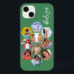 Multi Photo Collage Simple Modern Personalised Case-Mate iPhone 14 Plus Case<br><div class="desc">Multi Photo Collage Simple Modern Personalised Name Hexagon Pattern Smartphone iPhone Case features a photo collage of your favourite photos in a hexagon shape. Personalised with your name. Perfect for birthday, Christmas, Mother's Day, Father's Day, Grandparents, brother, sister, best friend and more. PHOTO TIP: centre your photos before uploading to...</div>