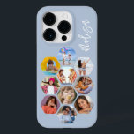 Multi Photo Collage Simple Modern Personalised Case-Mate iPhone 14 Pro Case<br><div class="desc">Multi Photo Collage Simple Modern Personalised Name Hexagon Pattern Smartphone iPhone Case features a photo collage of your favourite photos in a hexagon shape. Personalised with your name. Perfect for birthday, Christmas, Mother's Day, Father's Day, Grandparents, brother, sister, best friend and more. PHOTO TIP: centre your photos before uploading to...</div>