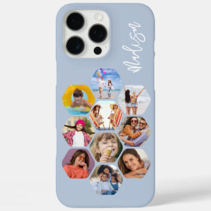 Multi Photo Collage Simple Modern Personalised iPhone 16 Pro Max Case