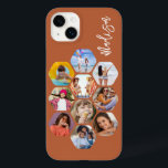Multi Photo Collage Simple Modern Personalised Case-Mate iPhone 14 Plus Case<br><div class="desc">Multi Photo Collage Simple Modern Personalised Name Hexagon Pattern Smartphone iPhone Case features a photo collage of your favourite photos in a hexagon shape. Personalised with your name. Perfect for birthday, Christmas, Mother's Day, Father's Day, Grandparents, brother, sister, best friend and more. PHOTO TIP: centre your photos before uploading to...</div>
