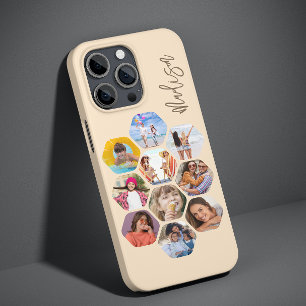 Multi Photo Collage Simple Modern Personalised Case-Mate iPhone 14 Plus Case