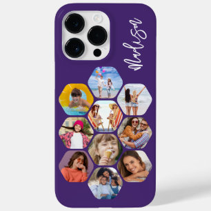 Multi Photo Collage Simple Modern Personalised Case-Mate iPhone 14 Pro Max Case