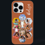 Multi Photo Collage Simple Modern Personalised Case-Mate iPhone 14 Pro Max Case<br><div class="desc">Multi Photo Collage Simple Modern Personalised Name Hexagon Pattern Smartphone iPhone Case features a photo collage of your favourite photos in a hexagon shape. Personalised with your name. Perfect for birthday, Christmas, Mother's Day, Father's Day, Grandparents, brother, sister, best friend and more. PHOTO TIP: centre your photos before uploading to...</div>