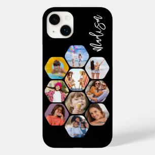 Multi Photo Collage Simple Modern Personalised Case-Mate iPhone 14 Plus Case