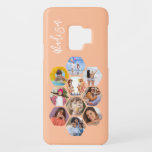 Multi Photo Collage Simple Modern Personalised Case-Mate Samsung Galaxy S9 Case<br><div class="desc">Multi Photo Collage Simple Modern Personalised Name Hexagon Pattern Smartphone Samsung Case features a photo collage of your favourite photos in a hexagon shape. Personalised with your name. Perfect for birthday, Christmas, Mother's Day, Father's Day, Grandparents, brother, sister, best friend and more. PHOTO TIP: centre your photos before uploading to...</div>