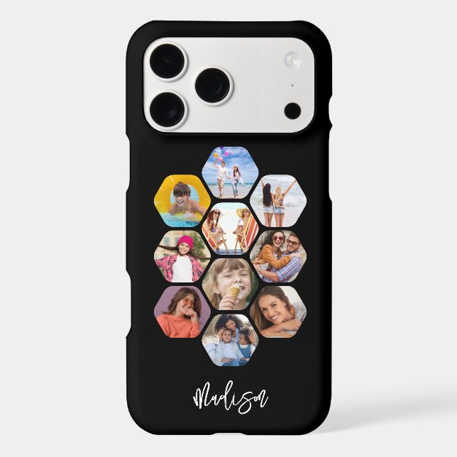 Multi Photo Collage Simple Modern Personalized (Back)